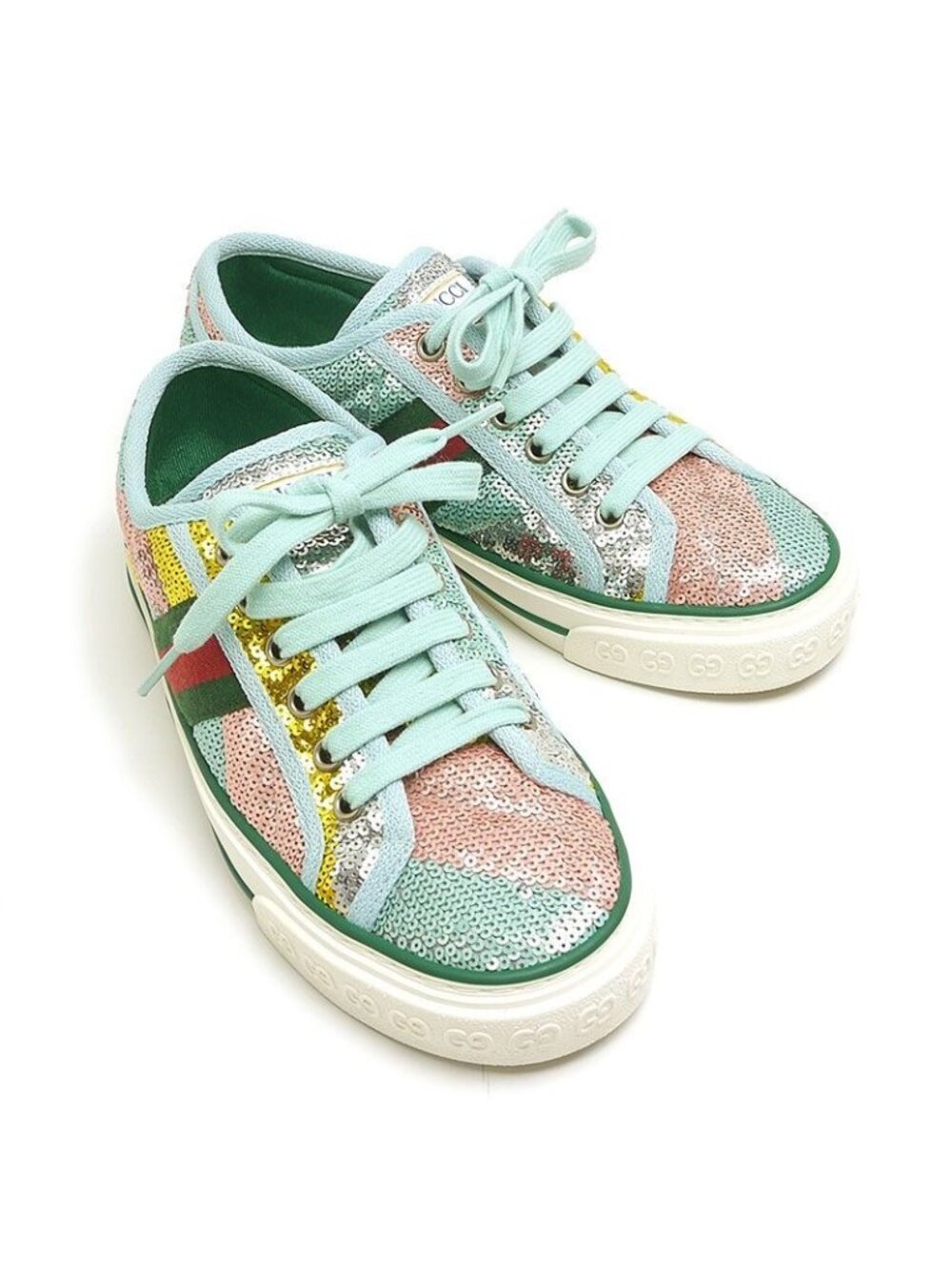 Gucci Sequined Sneakers 35